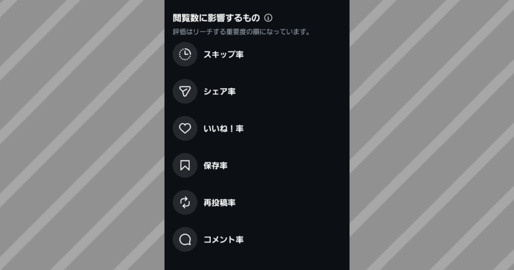 インスタグラムの画面